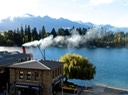 Lake steamship at Queenstown dock