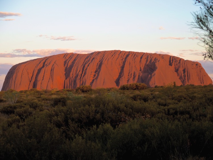 Uluru at dusk