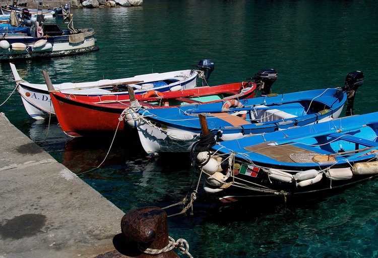 Vernazza fishing boats