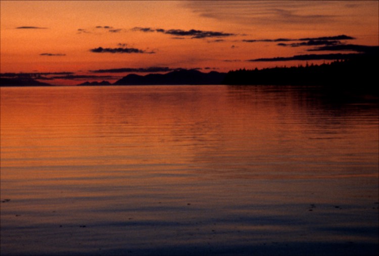 Inland Passage sunset